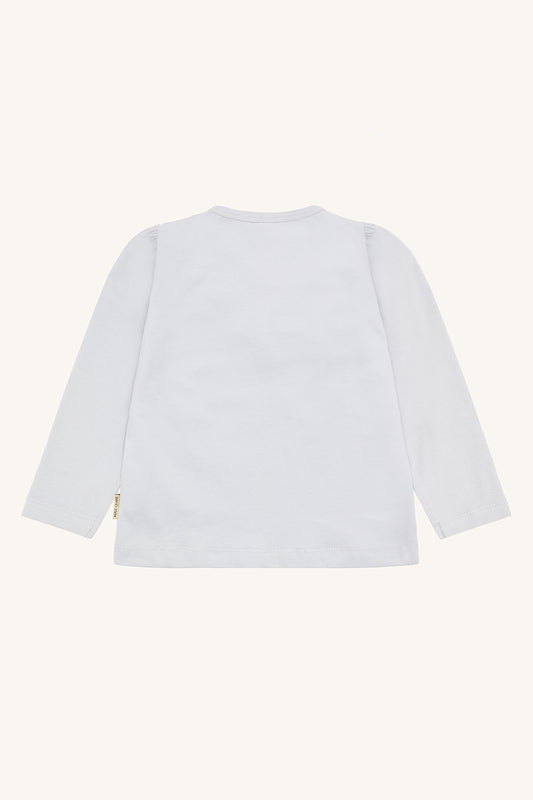 Hust & Claire "T-Shirt langarm Alma" - Light blue