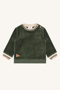 Bild in Galerie-Betrachter laden, Hust & Claire "Velour Sweatshirt Sofus" - Deep Ivy
