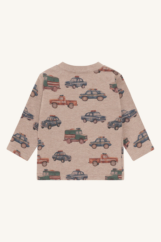 Hust & Claire "T-Shirt langarm Anton Police Cars" - Bisquit