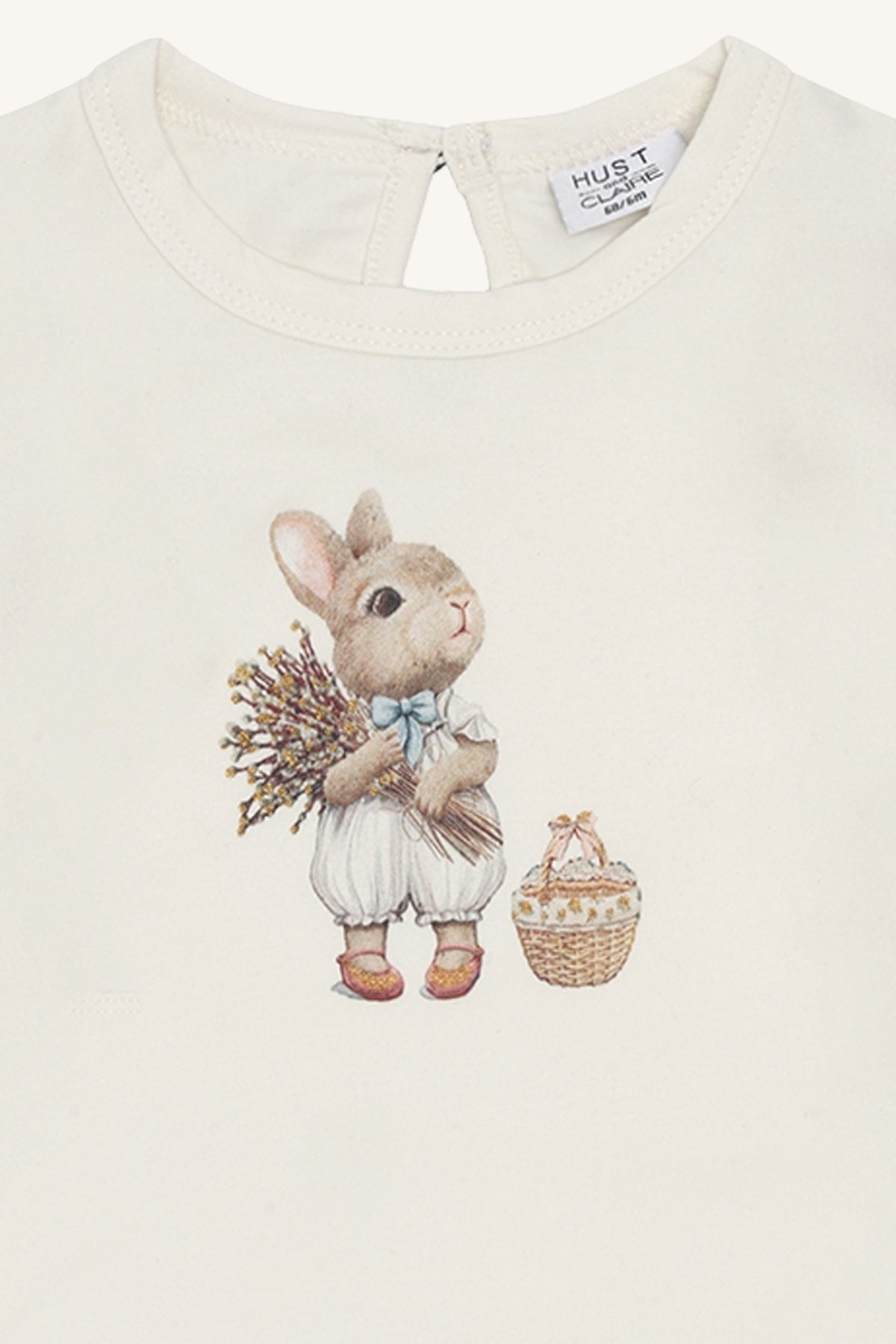 Hust & Claire "T-Shirt langarm Alma Sweet Bunny" - Sugar
