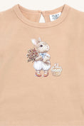 Bild in Galerie-Betrachter laden, Hust & Claire "T-Shirt langarm Alma Sweet Bunny" - Rugby Tan
