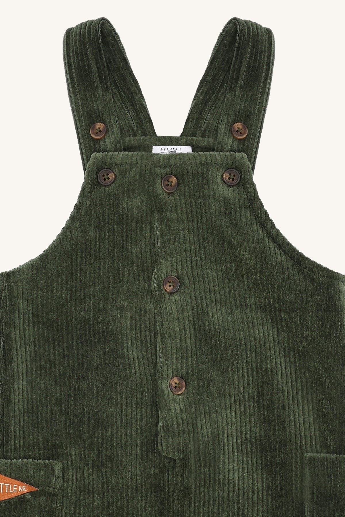 Hust & Claire "Velour Latzhose Mads" - Deep Ivy