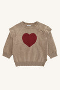 Bild in Galerie-Betrachter laden, Hust & Claire "Pullover" mit Herz - Biscuit
