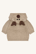 Bild in Galerie-Betrachter laden, Hust & Claire "Jäckchen aus Strick" mit cooler Kapuze - Biscuit

