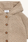 Bild in Galerie-Betrachter laden, Hust & Claire "Jäckchen aus Strick" mit cooler Kapuze - Biscuit
