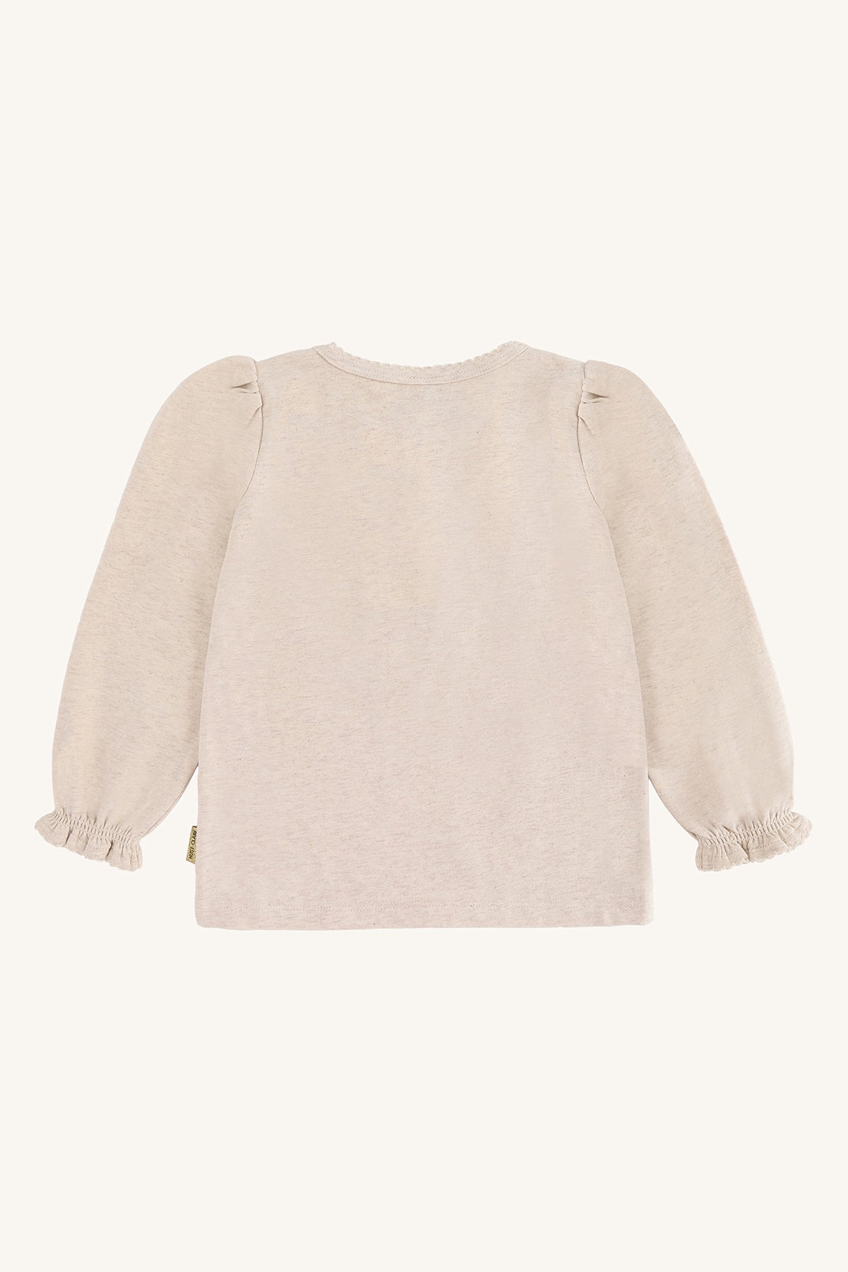 Hust & Claire "Langarmshirt" mit Druck - Wheat Melange