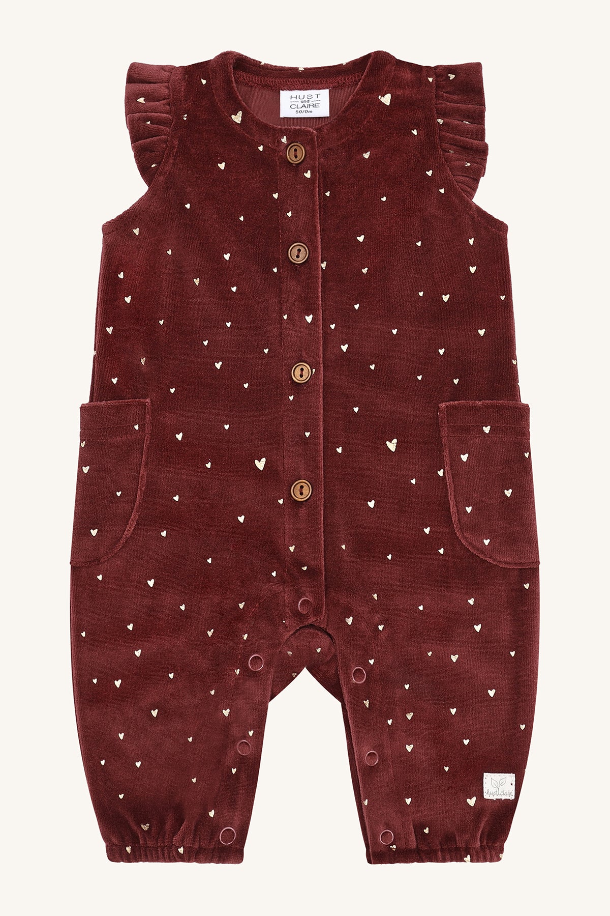 Hust & Claire "Overall" mit Glitzer - New Maroon