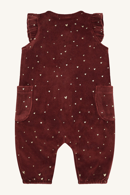 Hust & Claire "Overall" mit Glitzer - New Maroon