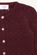 Bild in Galerie-Betrachter laden, Hust & Claire "Strickjacke" New Maroon
