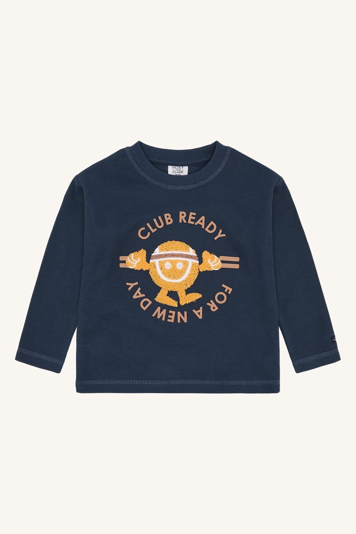 Hust & Claire T-Shirt langarm Sune mit Druck - Blues
