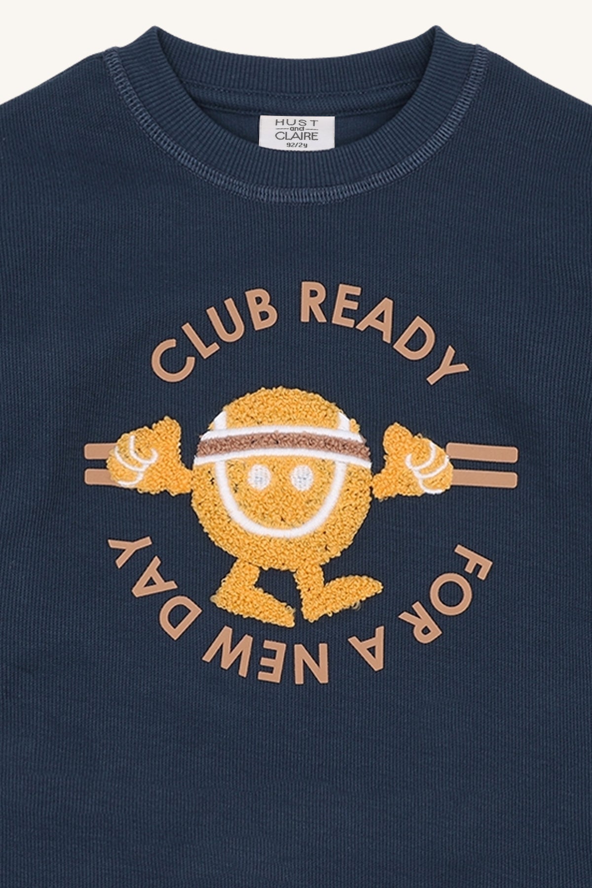 Hust & Claire T-Shirt langarm Sune mit Druck - Blues