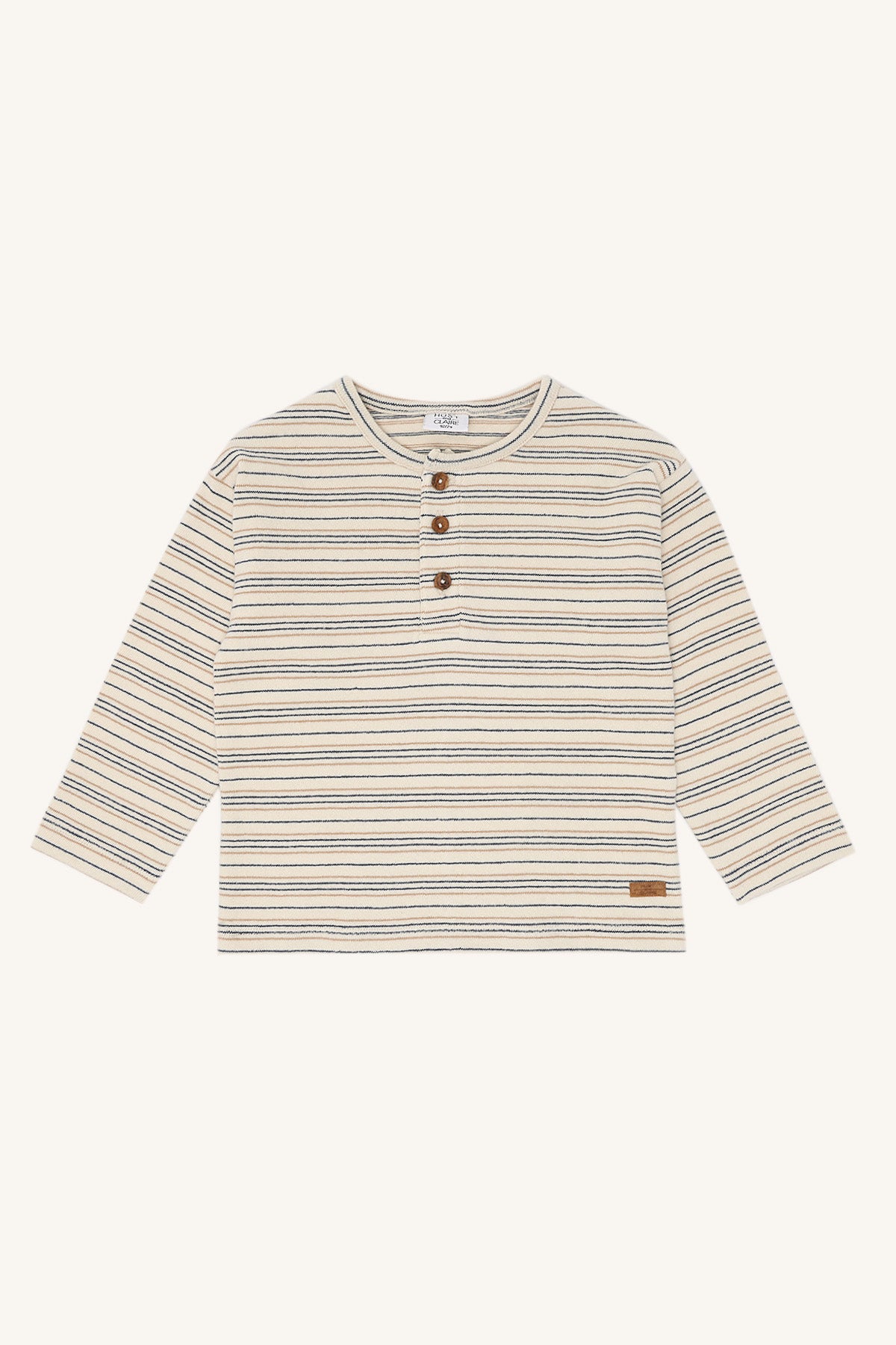 Hust & Claire T-Shirt langarm Sune - gestreift, Snow White