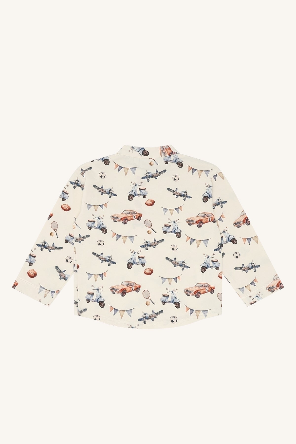 Hust & Claire Shirt langarm Rasser - allover Druck, Snow White
