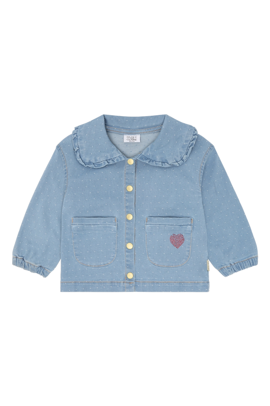 Hust & Claire Jeansbluse Ely - Blue Denim