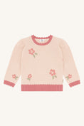 Bild in Galerie-Betrachter laden, Hust & Claire Pullover Pippa mit Stickerei  - Quartz
