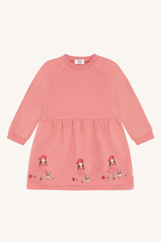 Hust & Claire Sweatkleid Donna - Sorbet