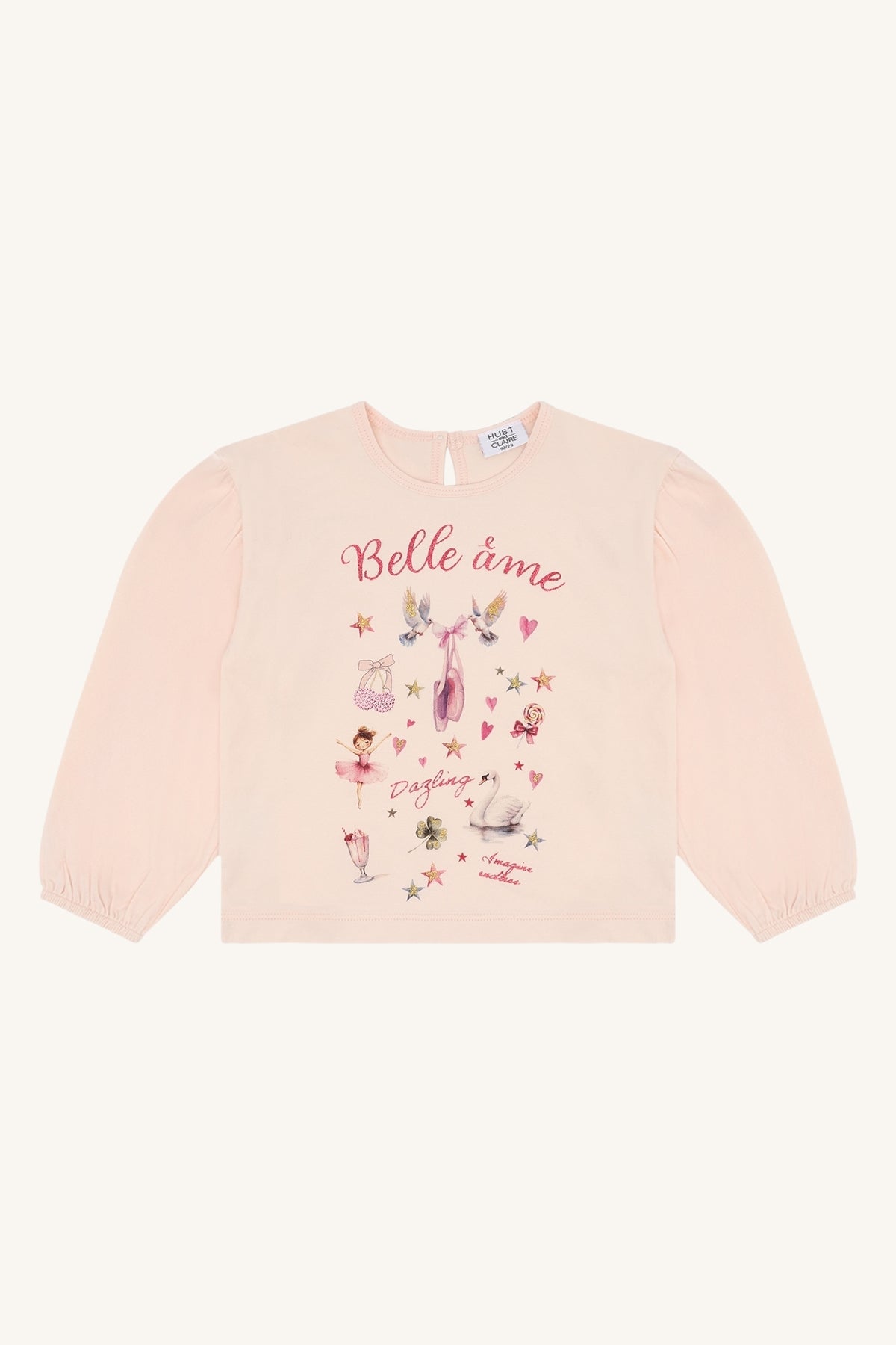 Hust & Claire Langarmshirt Alma - Quartz