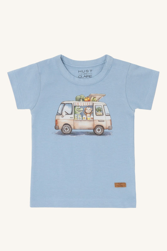 Hsut & Claire T-Shirt August - Light Blue