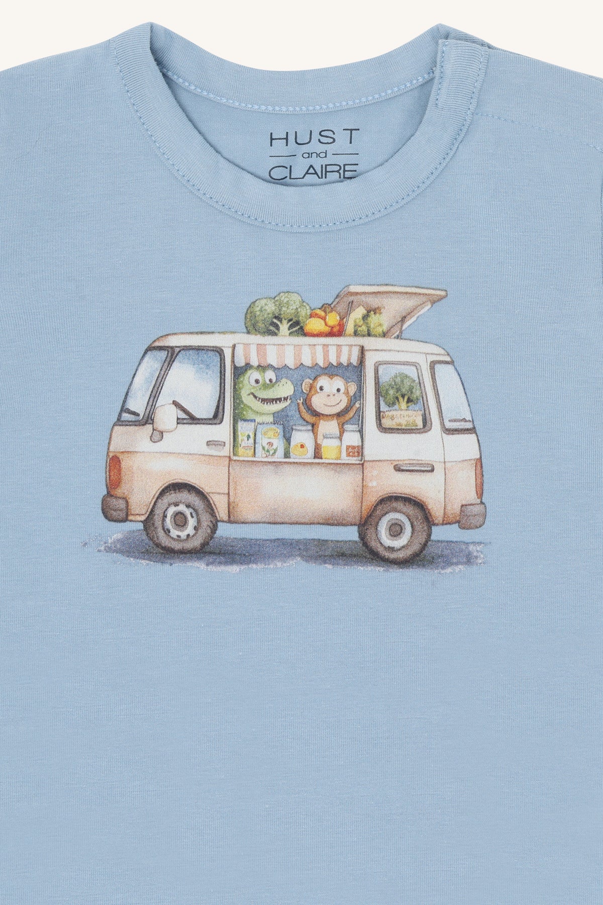 Hsut & Claire T-Shirt August - Light Blue