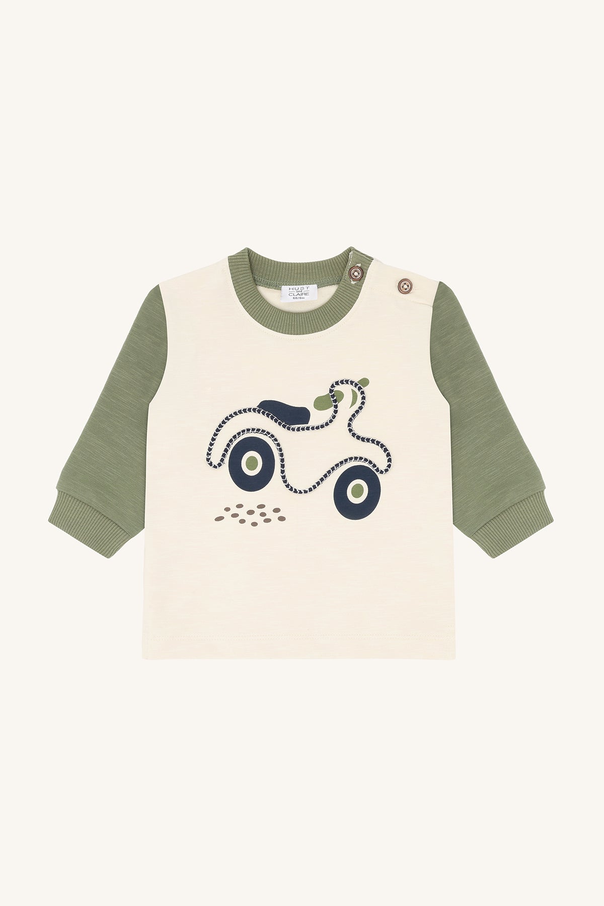 Hust & Claire T-Shirt langarm Sofus - Light Green