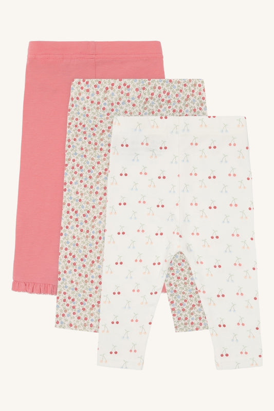 Hust & Claire Leggings Liva 3er Pack - Ivory