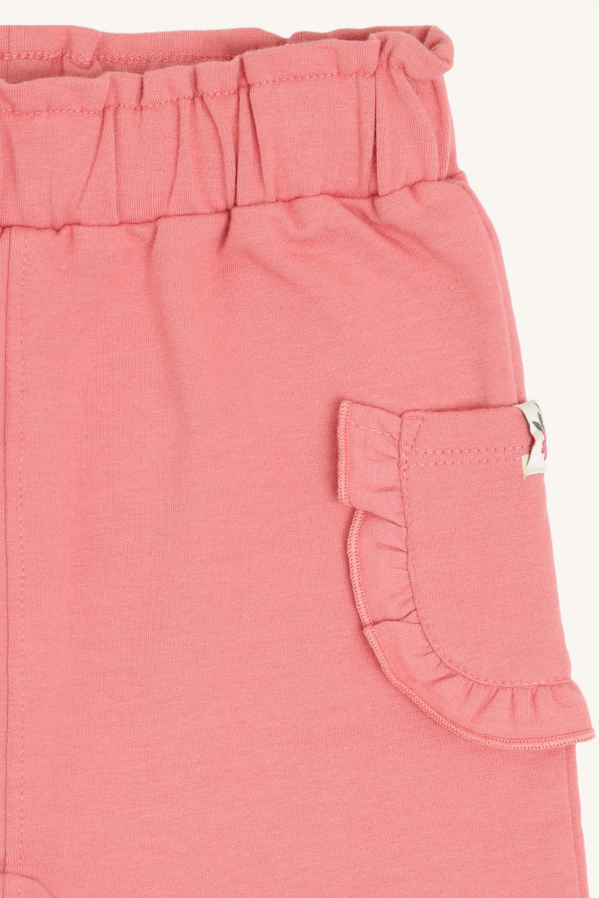 Hust & Claire Jogginghose Genny mit seitlichen Taschen und Rüsche -