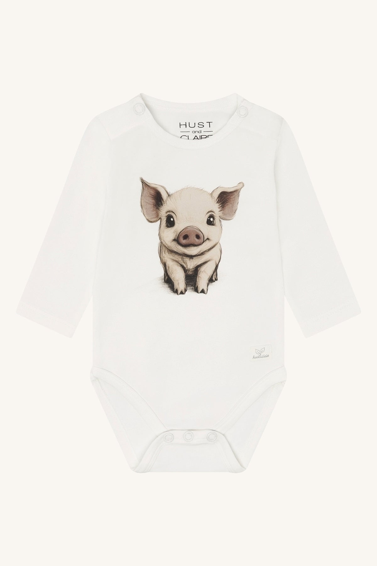 Hust & Claire Body langarm Bebe - Praline
