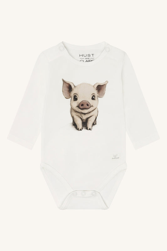 Hust & Claire Body langarm Bebe - Praline
