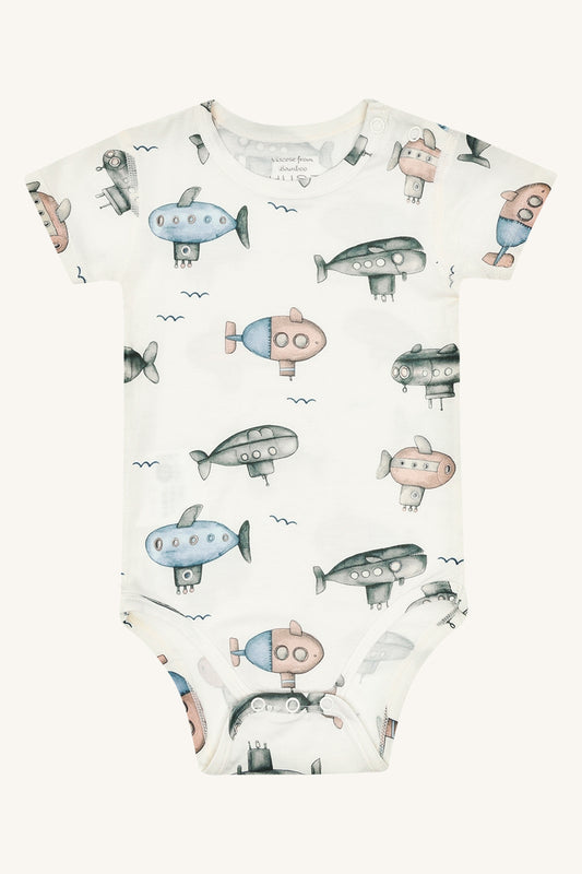 Hust & Claire Body kurzarm Buller U-Boot - Ivory