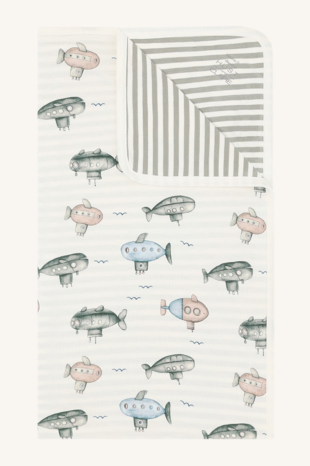 Hust & Claire Babydecke Fubi U-Boot - Forest Fog