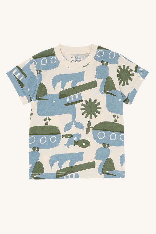 Hust & Claire T-Shirt kurzarm Anton - Sandshell