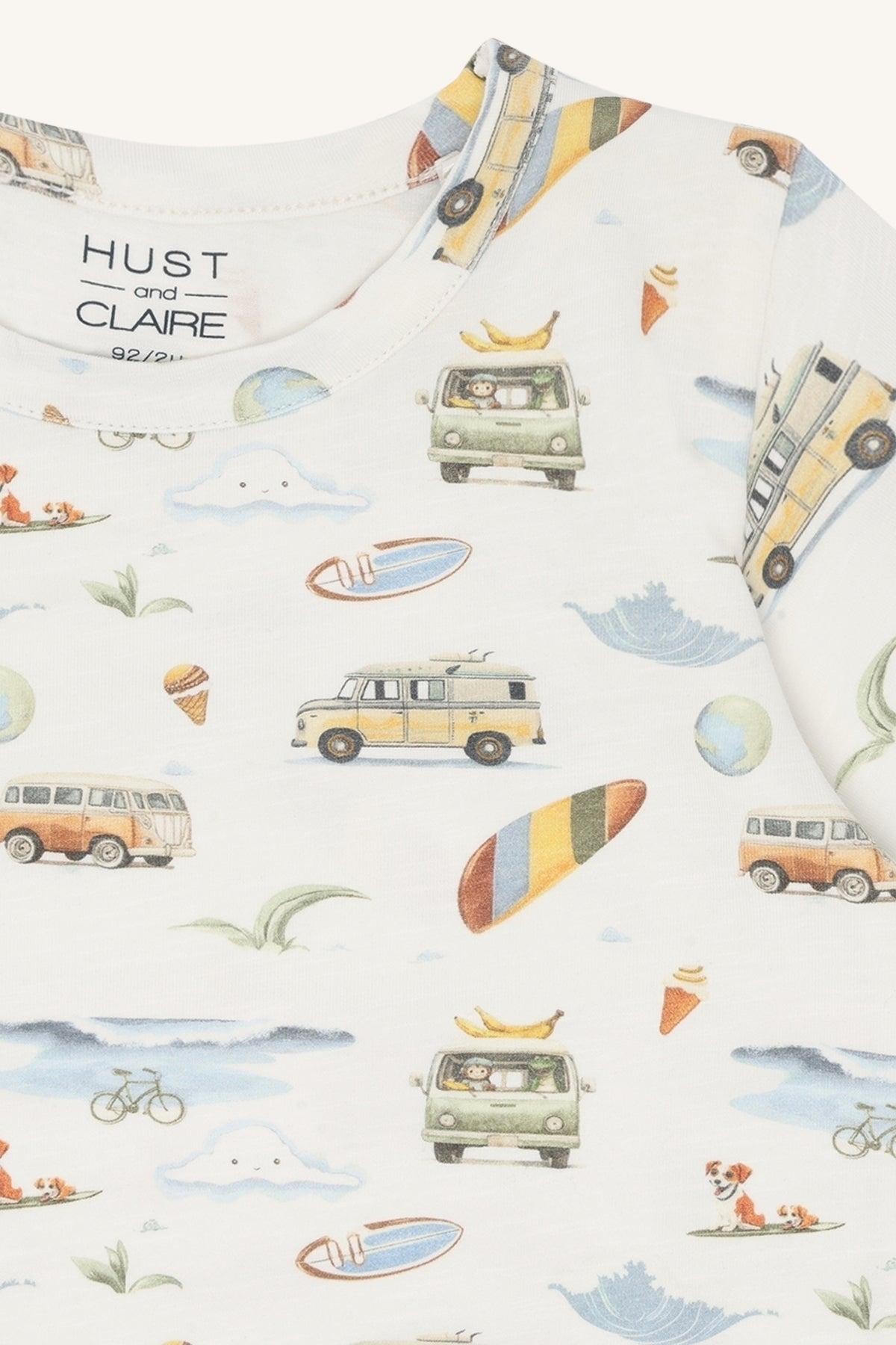 Hust & Claire T-Shirt kurzarm August - Ivory