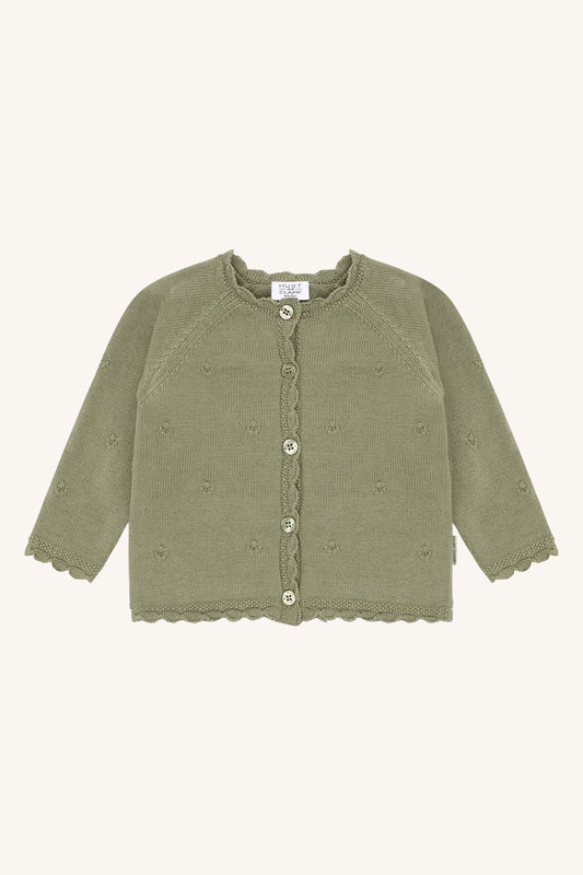 Hust & Claire Strickjacke Cilja - Green Foam