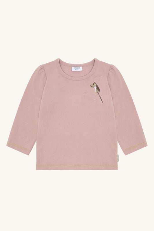 Hust & Claire "T-Shirt" langarm Alma Horse - Rose