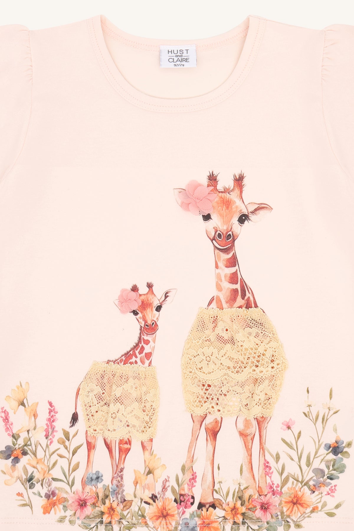 Hust & Claire T-Shirt Alma - Giraffe Quartz