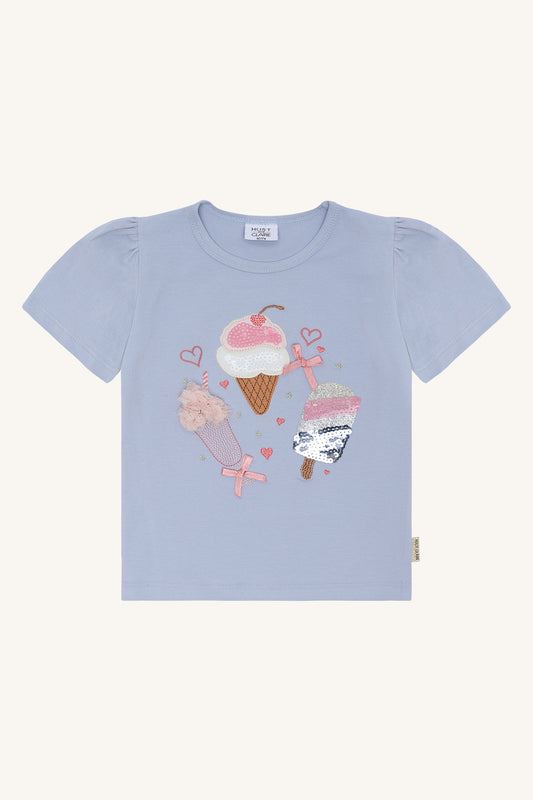 Hust & Claire T-Shirt Alma Eis - Zen Blue