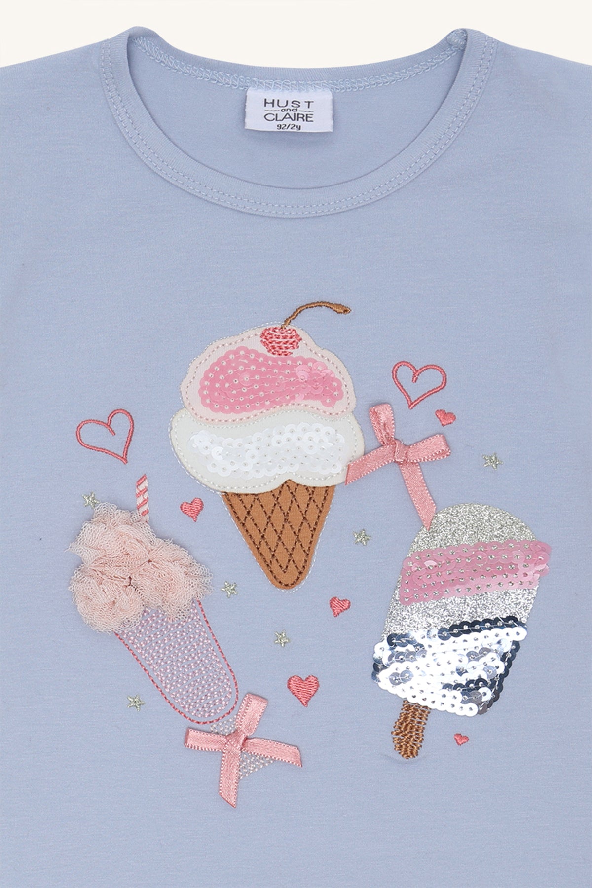 Hust & Claire T-Shirt Alma Eis - Zen Blue