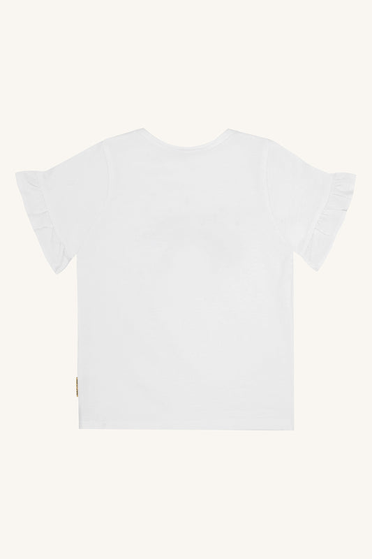 Hust & Claire T-Shirt Regenbogen - White