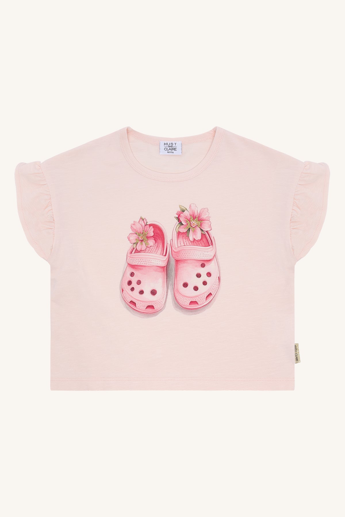 Hust & Claire T-Shirt Alma Sandalen - Quartz