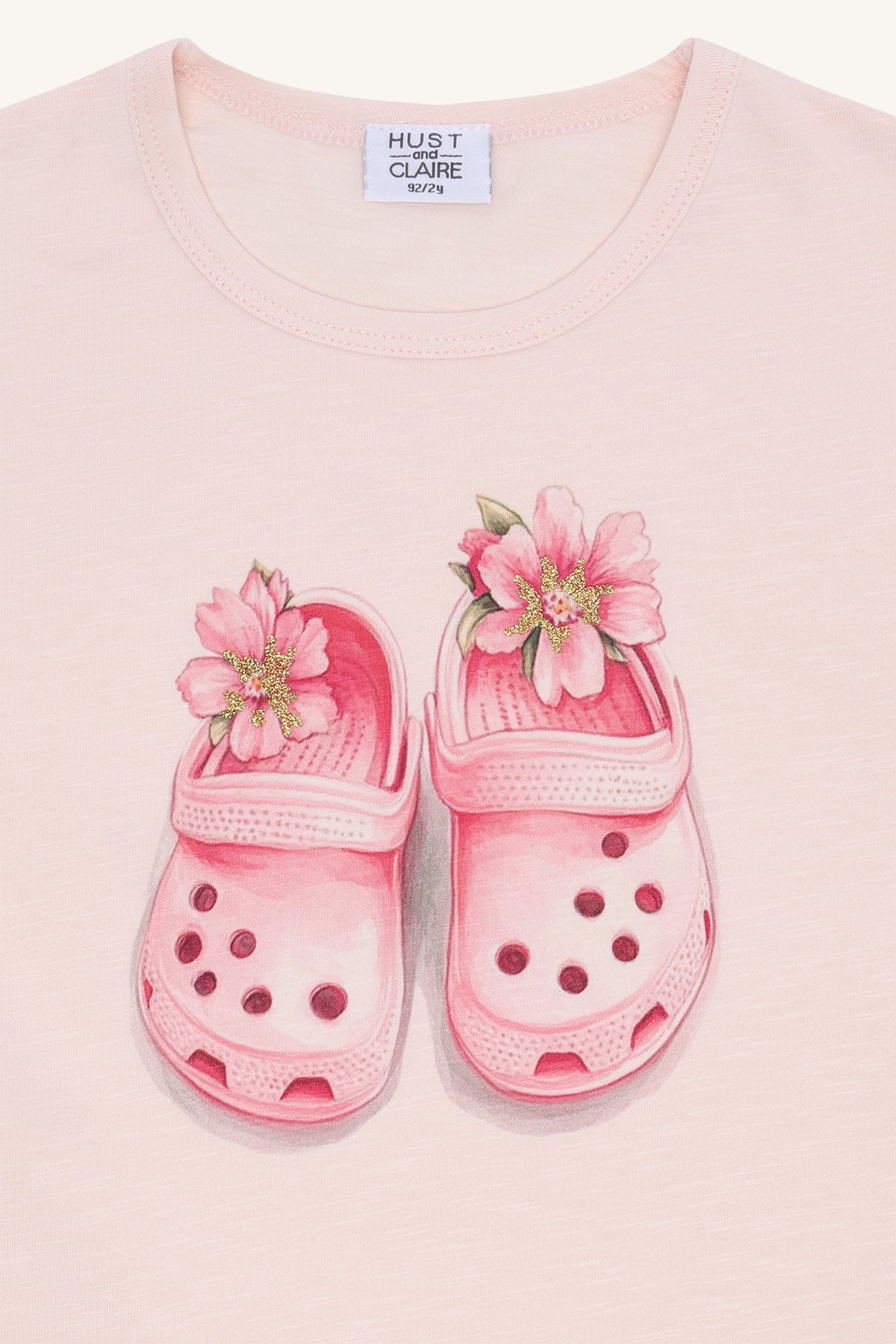 Hust & Claire T-Shirt Alma Sandalen - Quartz