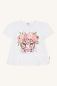 Bild in Galerie-Betrachter laden, Hust & Claire T-Shirt Alma Leo - White
