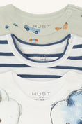 Bild in Galerie-Betrachter laden, Hust & Claire T-Shirts Albert 3er Pack - Green Foam
