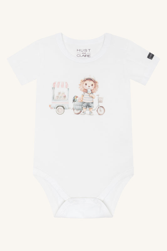Hust & Claire Body kurzarm Billy - Ivory