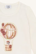 Bild in Galerie-Betrachter laden, Hust & Claire "T-Shirt langarm" mit Heißluftballon und Verzierung - Sugar
