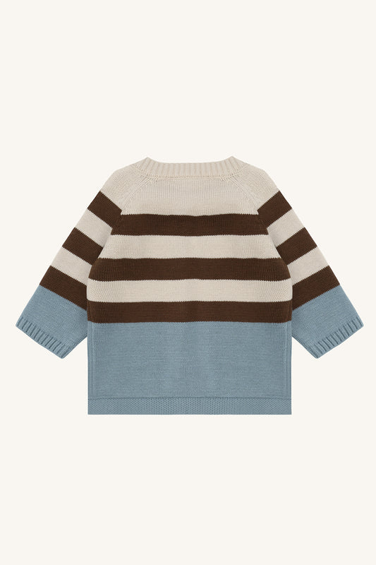 Hust & Claire "Strickjacke" - Iron Blue