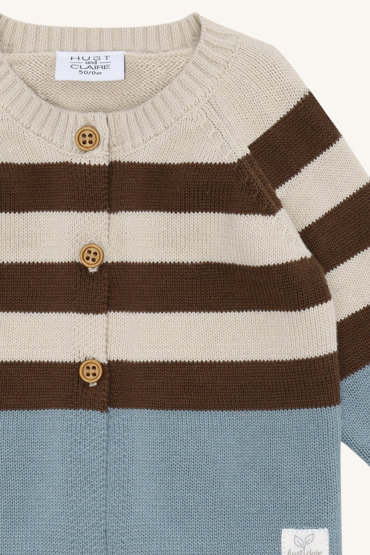 Hust & Claire "Strickjacke" - Iron Blue