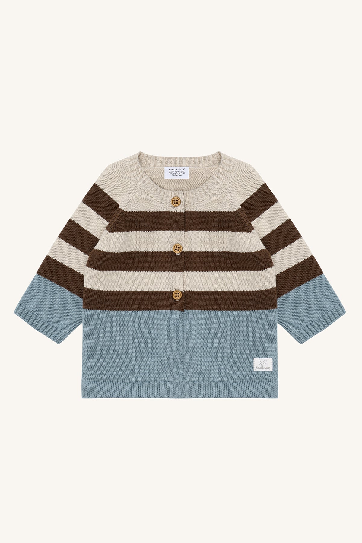 Hust & Claire "Strickjacke" - Iron Blue