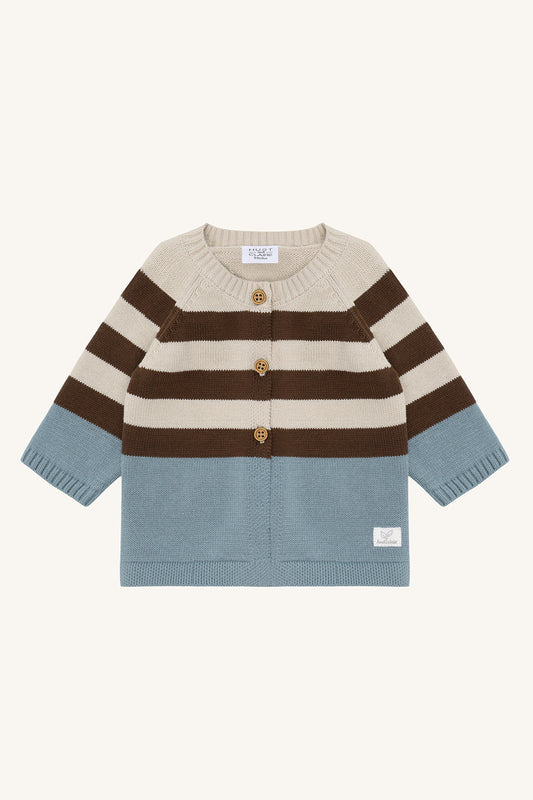 Hust & Claire "Strickjacke" - Iron Blue