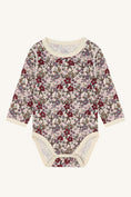 Bild in Galerie-Betrachter laden, Hust & Claire "Body langarm" Bambus, allover Print - Off White
