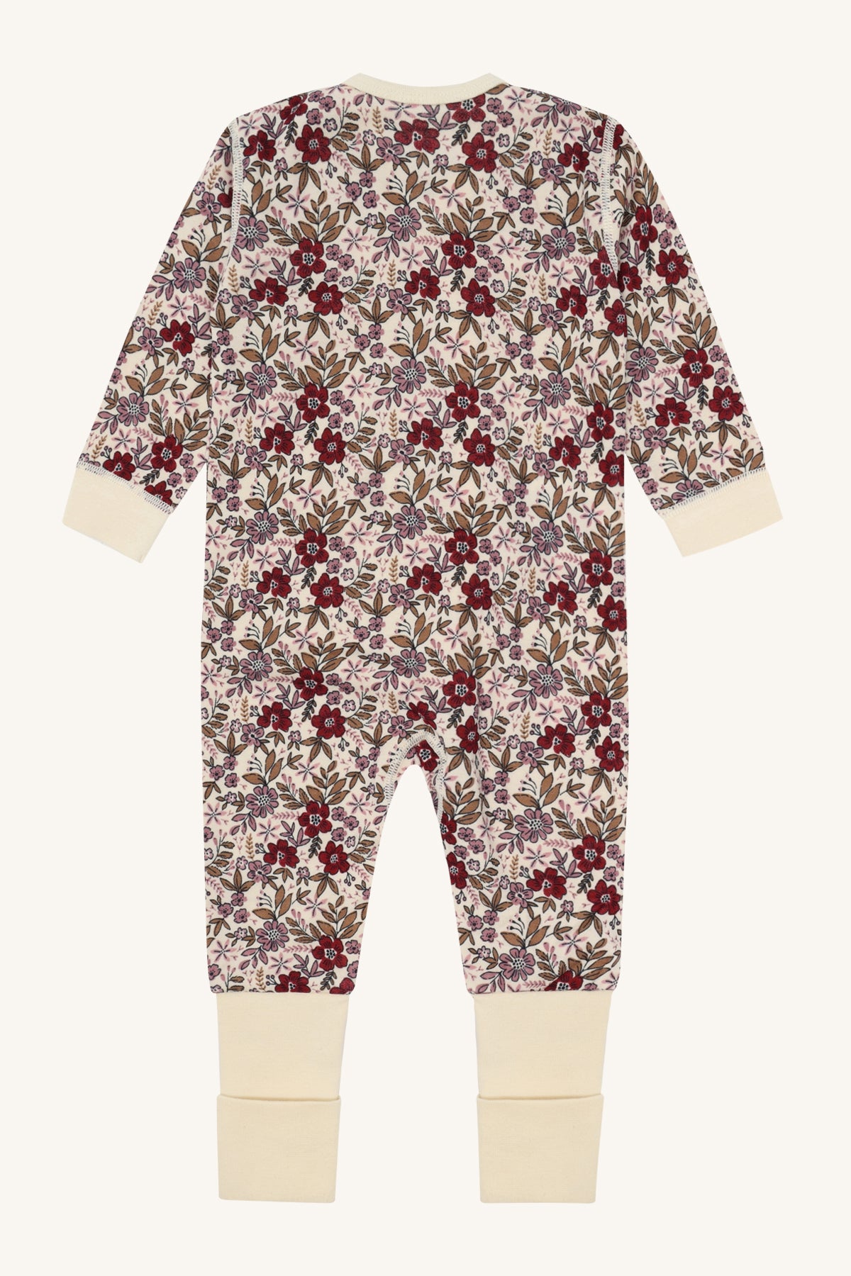 Hust & Claire "Strampler" Bambus, allover Print - Off White